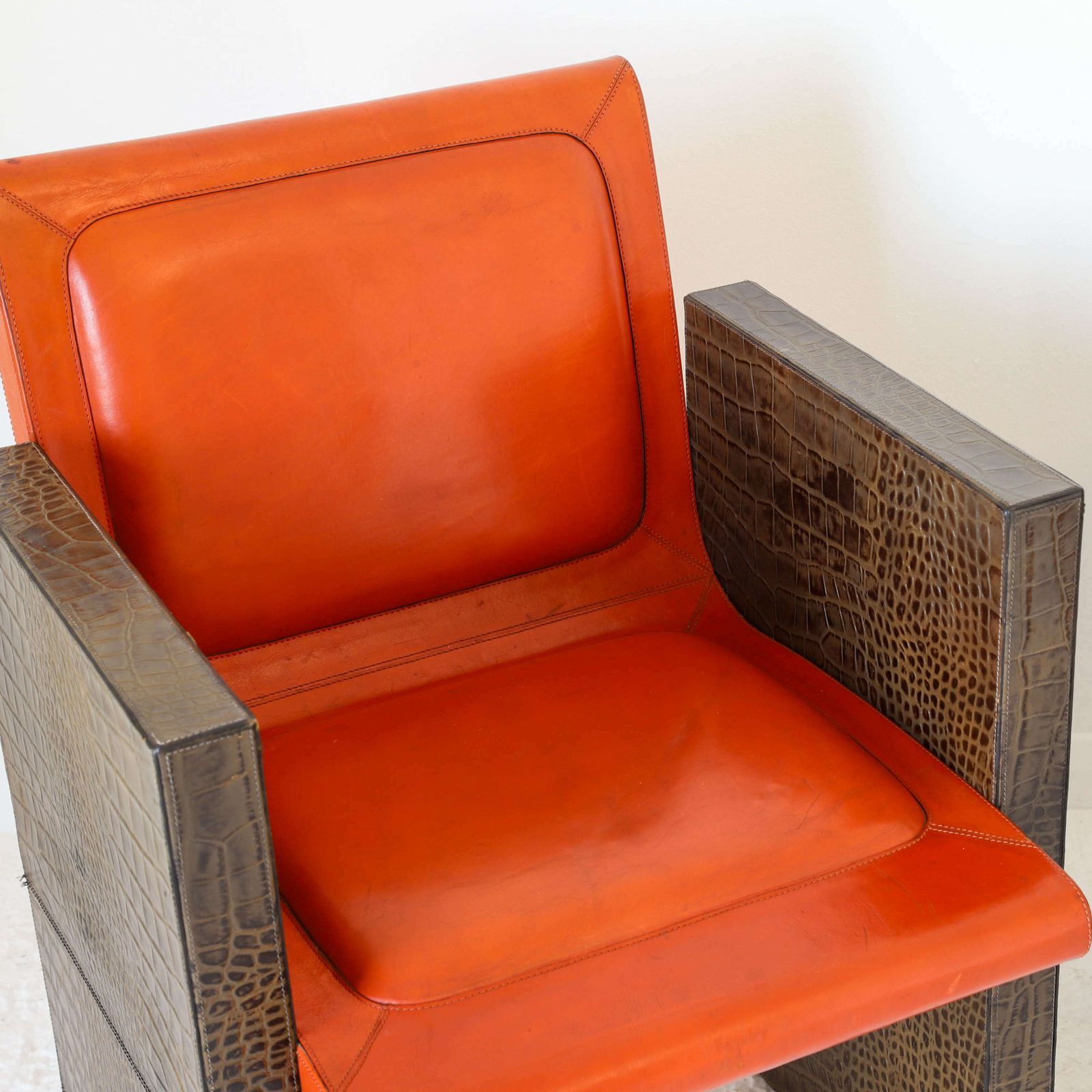 Vintage Paris T.I.S.T. Leather Armchairs photo 975.0