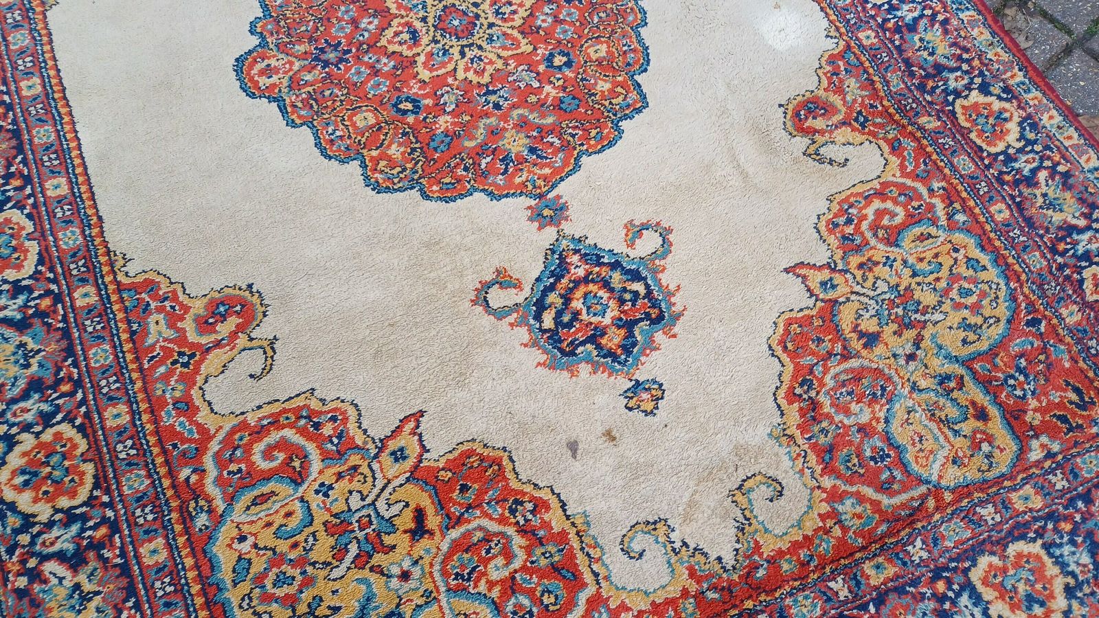 Large Super Vintage Turkish Decorative Asian Style Rug. 200 X 135 Cm photo buy