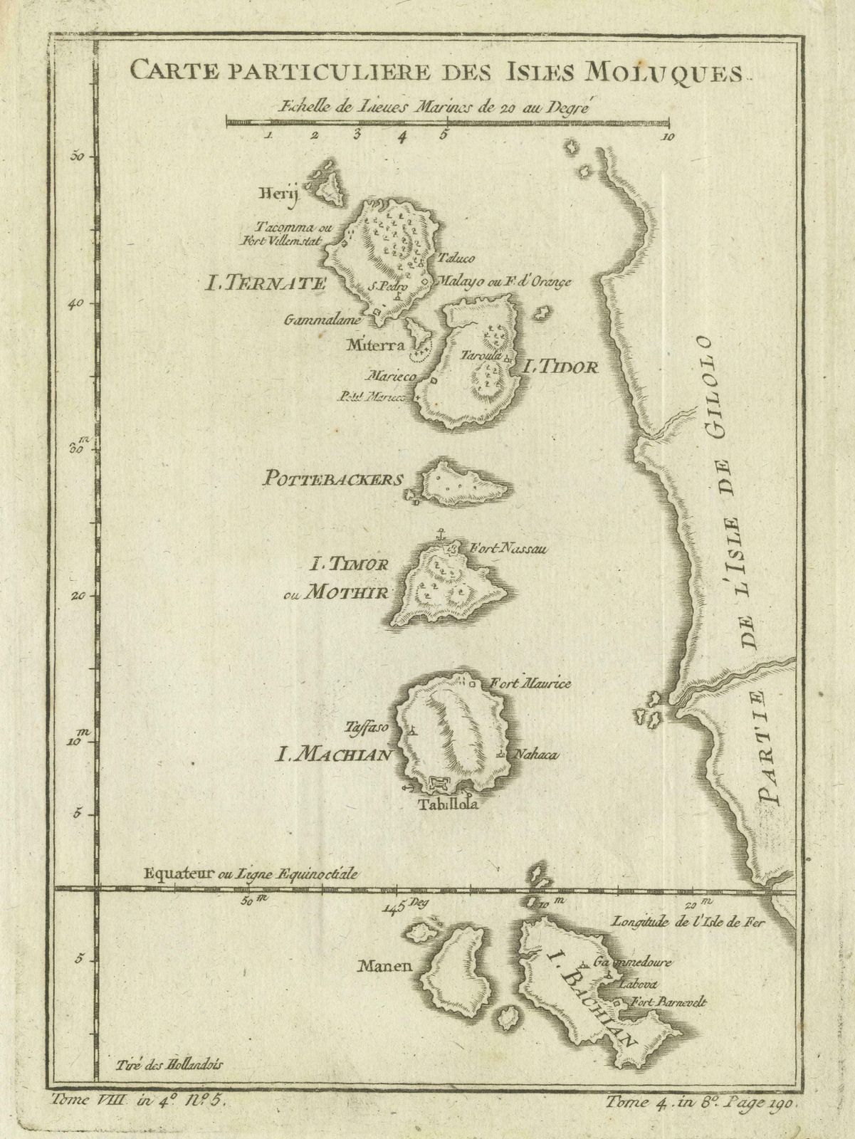 Original Antique Map Of The Maluku Islands Or Moluccas, Indonesia photo for sale