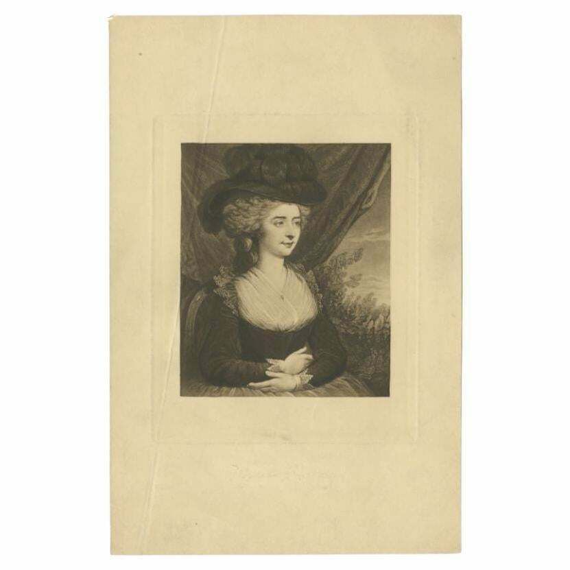 Antique Portrait Of A Lady, Potentially A Queen, Circa 1900