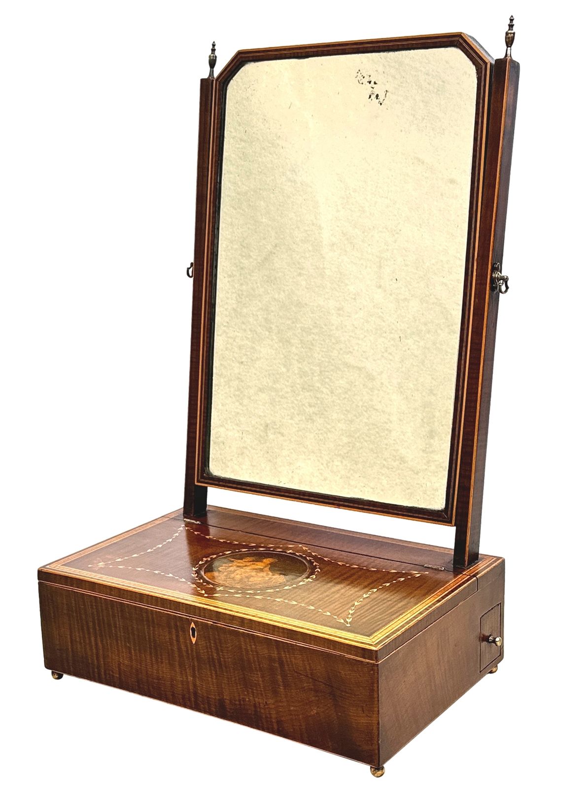 Home Decor Rare 18th Century Harewood Table Mirror (England, Circa 1785) photo
