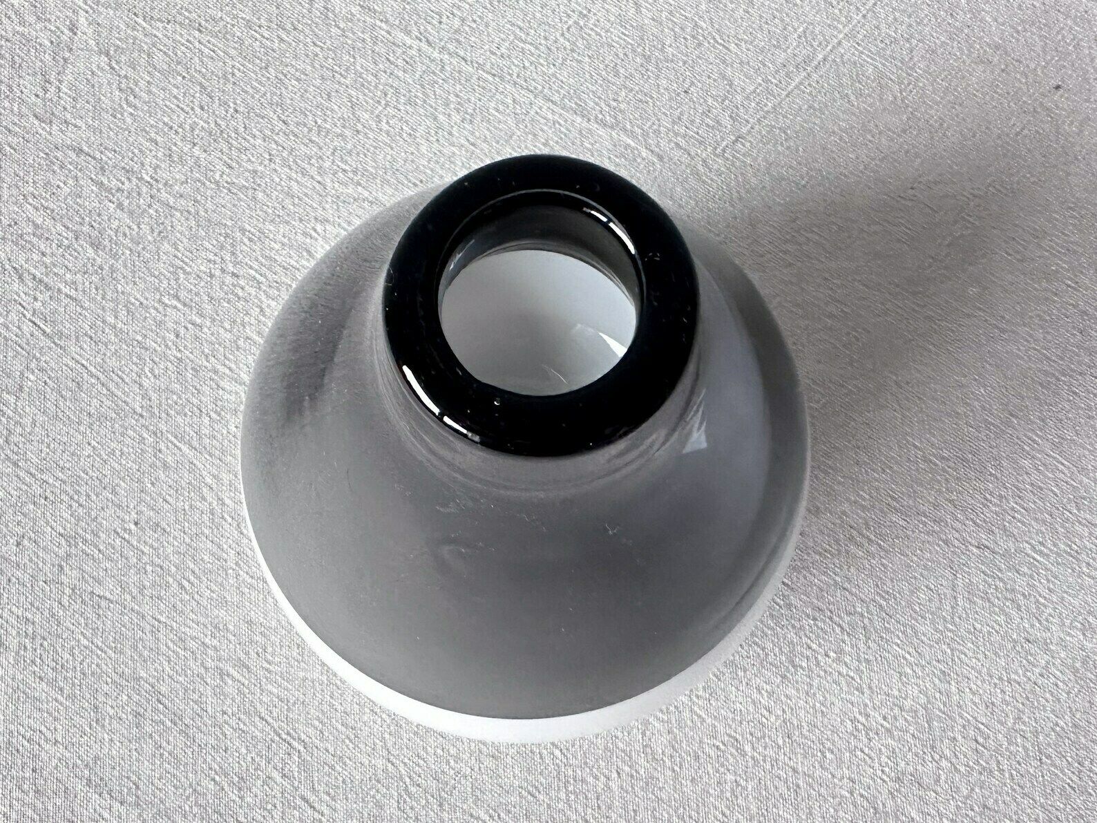Vintage Vase, Mouth Blown Vase, Unique Gift, Mid Century Vase, Hand Made Vase, Teardrop Shaped Vase photo 64.0