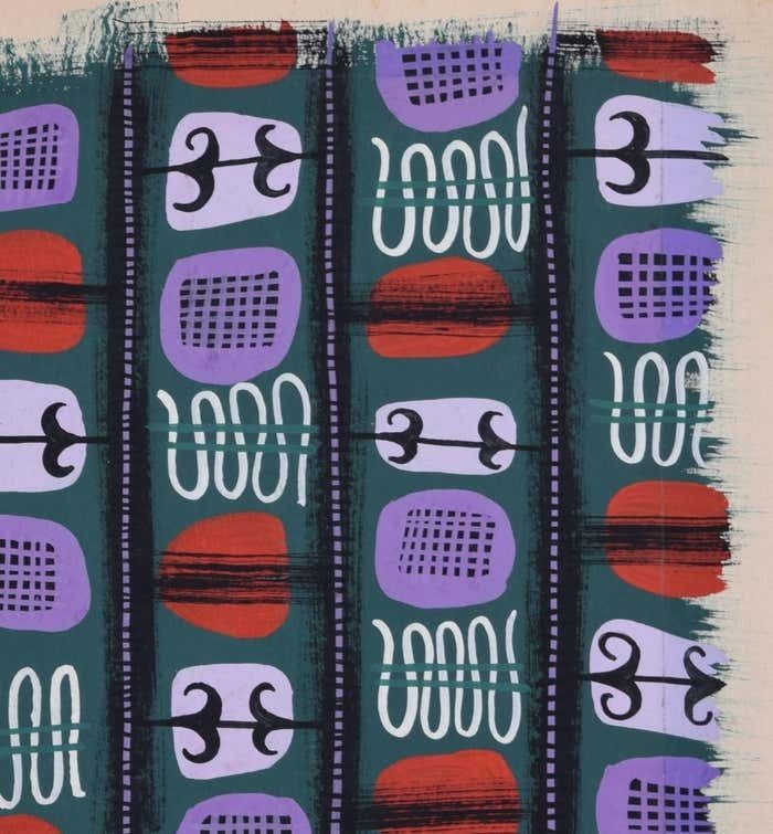 20th Century Fabric Design By Raymond Weston Loughborough College Of Art photo Art