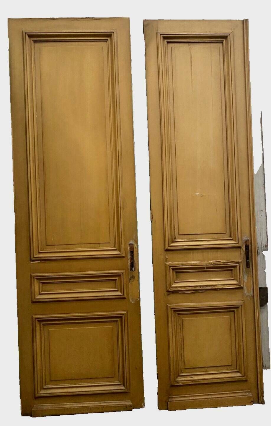 Set Of Two Single Sided Doors In 19th Century Solid Fir photo for sale