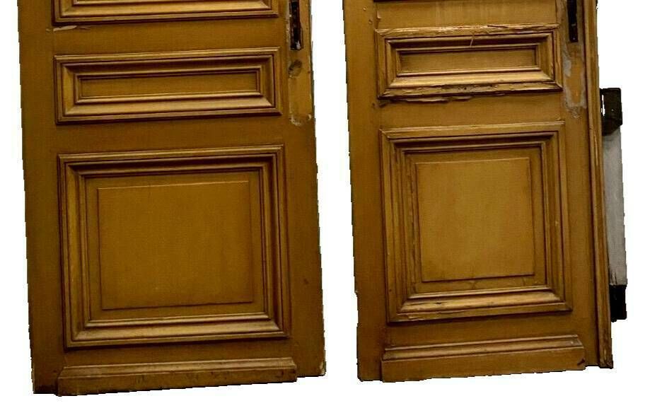 Set Of Two Single Sided Doors In 19th Century Solid Fir photo vinterior