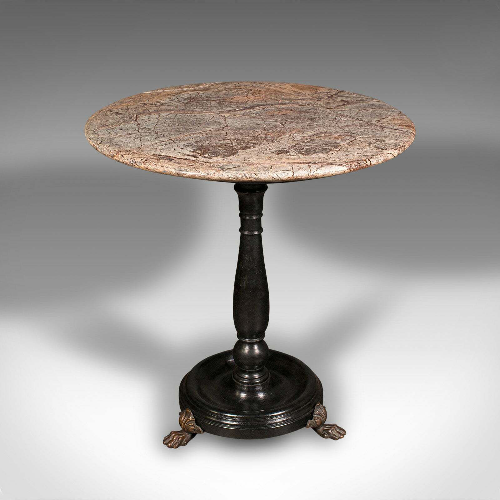 Antique Country House Lamp Table, English, Marble, Georgian Revival, Victorian photo furniture