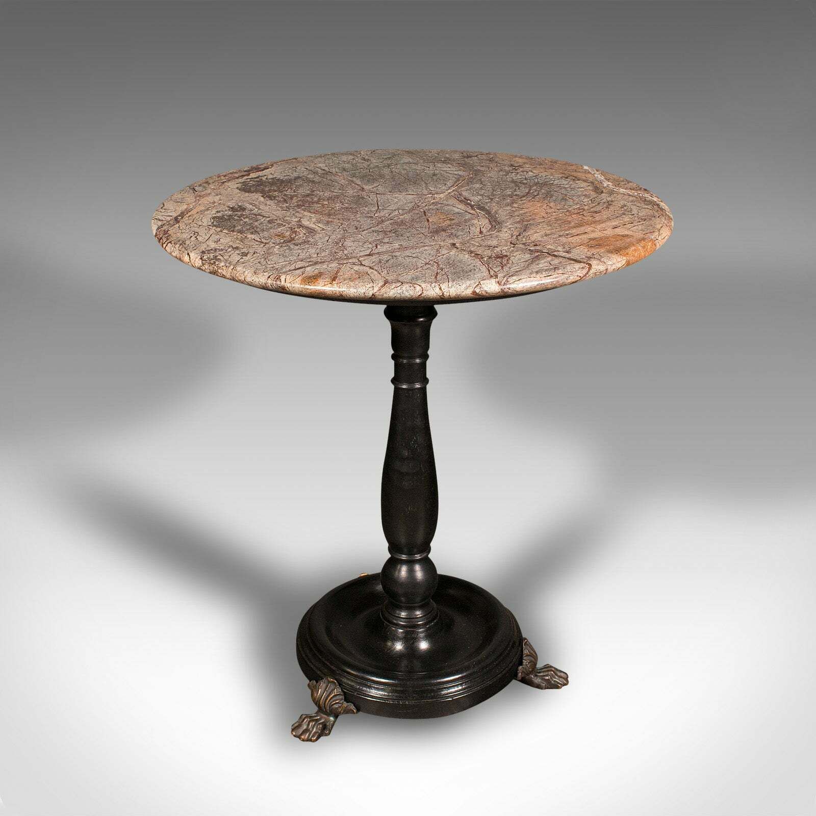 Antique Country House Lamp Table, English, Marble, Georgian Revival, Victorian photo 1795.0