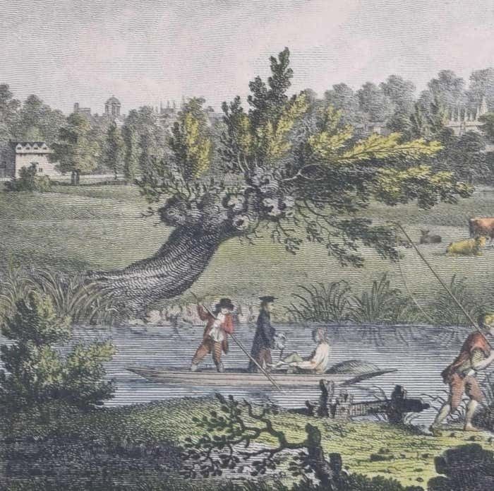 Oxford 18th Century Engraving After Edward Dayes 1792 photo for sale