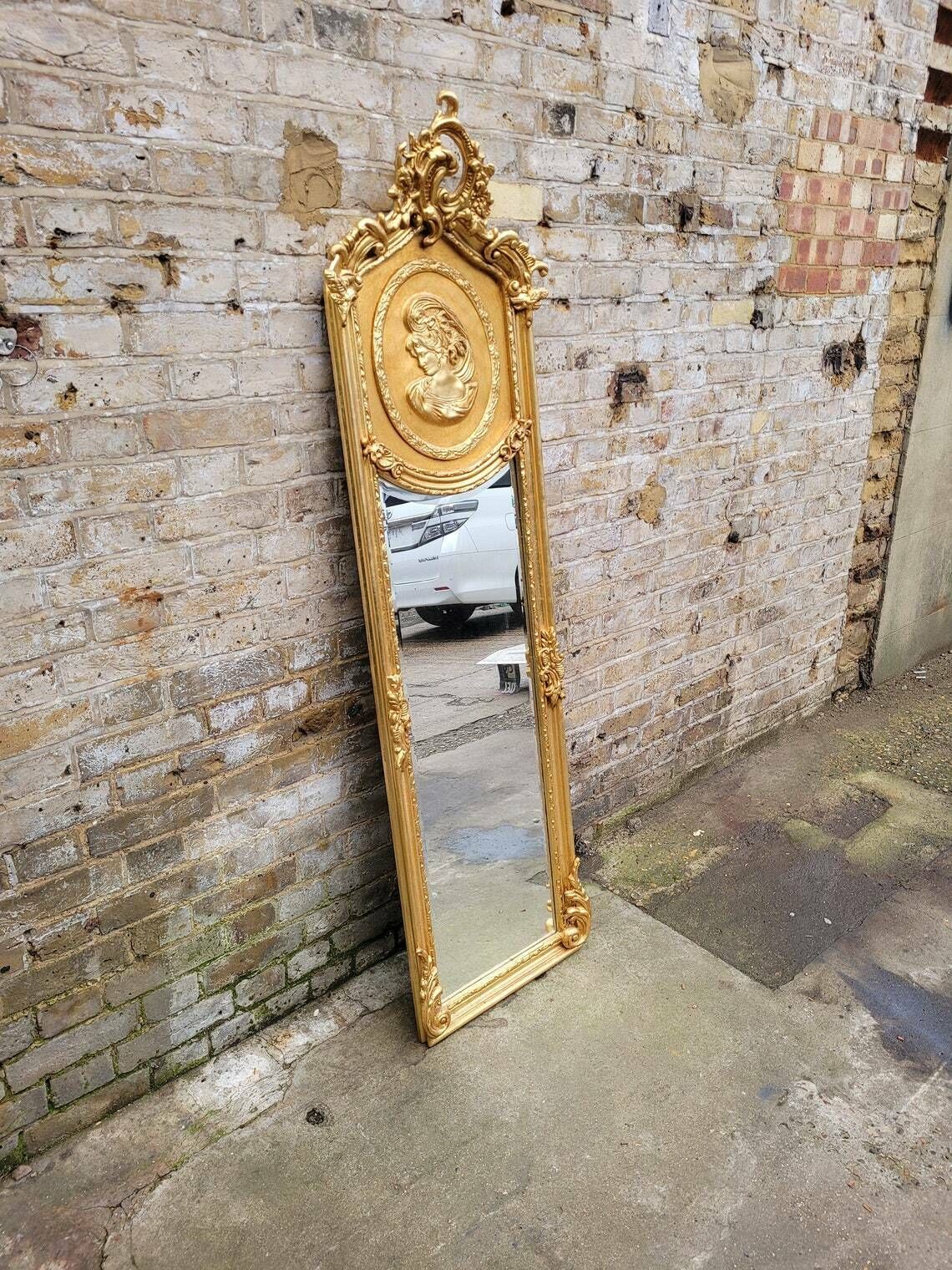Antique Style French Gold Gilt Framed Ornate Mirror photo 499.0