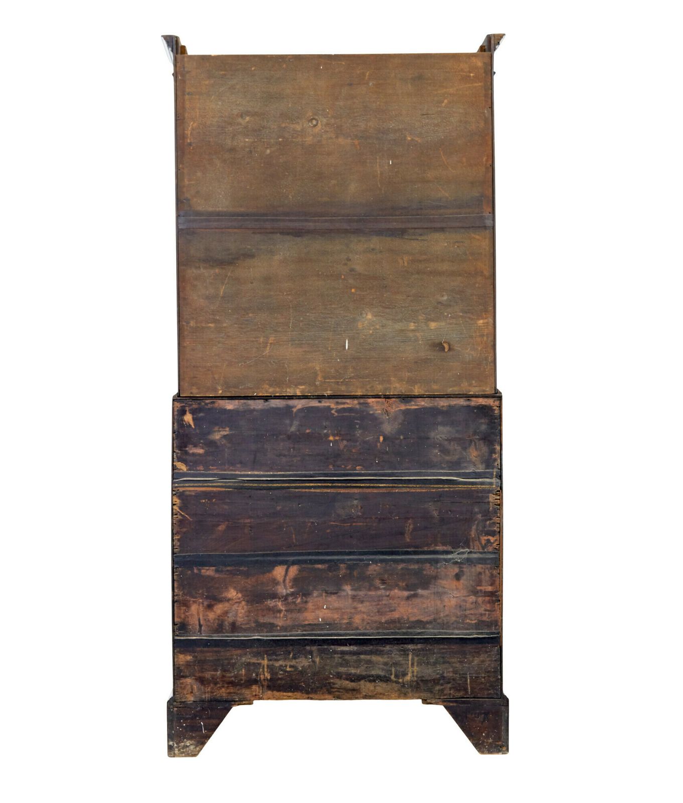 Early 19th Century Mahogany Astral Glazed Bureau Bookcase photo vinterior