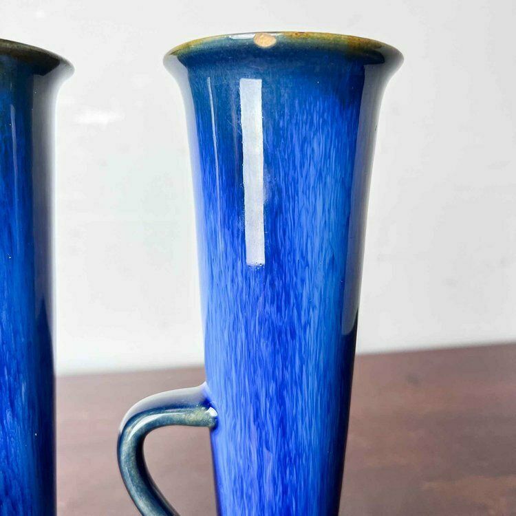 Pair Of Bourne Denby Danesby Ware Tall Vases With Handles photo buy