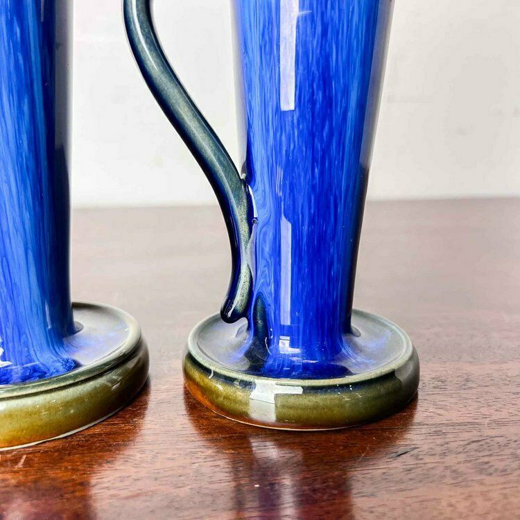 photo furniture Pair Of Bourne Denby Danesby Ware Tall Vases With Handles