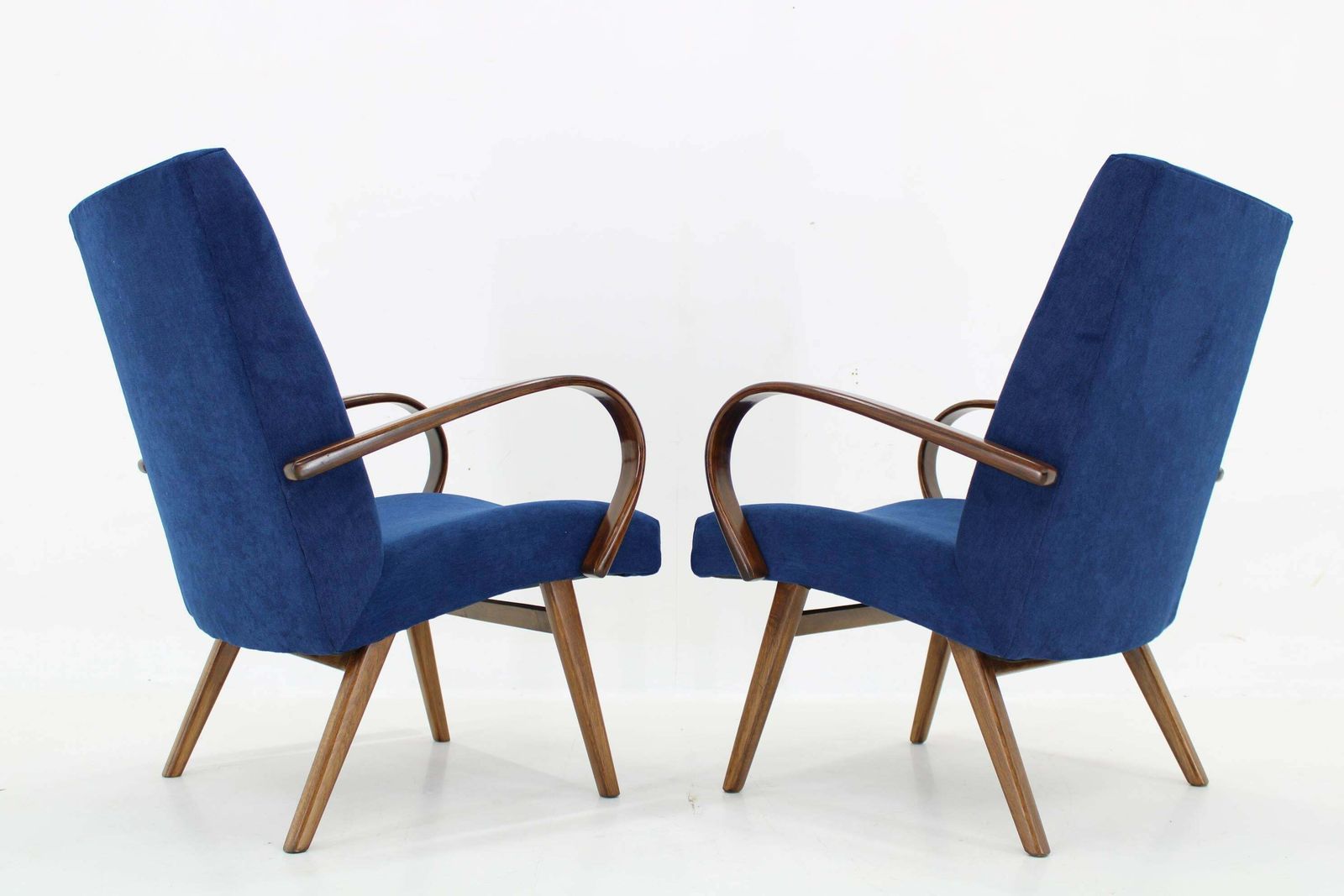 1960s Pair Of Jaroslav Smidek Armchairs For Ton, Czechoslovakia photo 1017.0