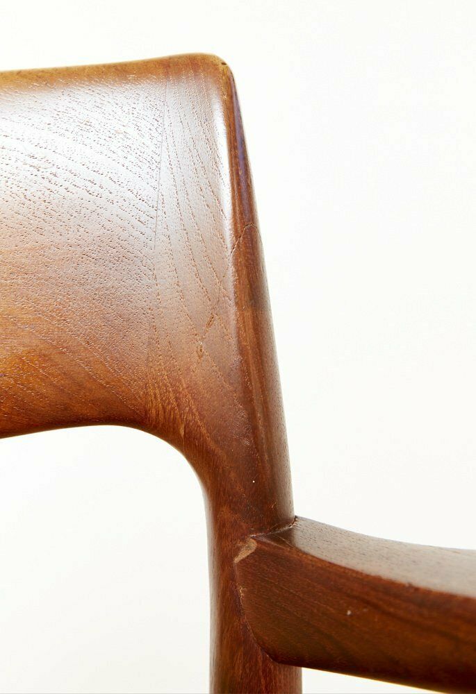 Model 57 Chair In Teak By Niels Otto Møller For J.L. Møllers, 1970s photo for sale
