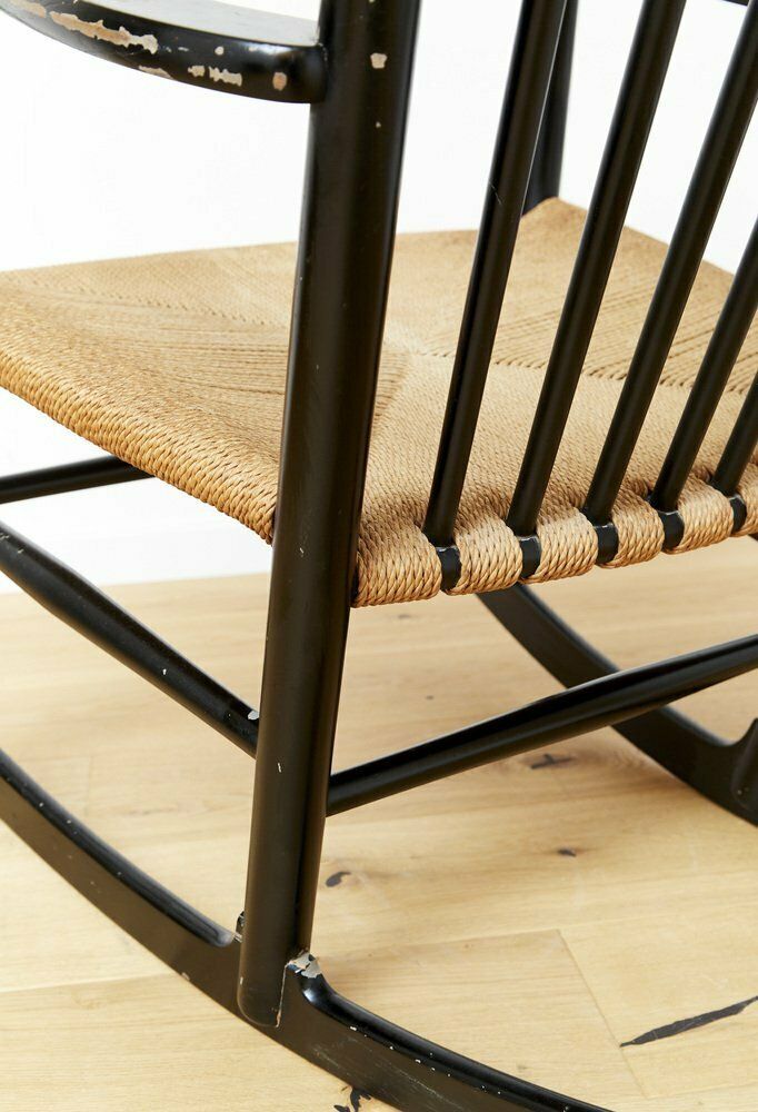 Rocking Chair J16 By Hans Wegner For Fdb Møbler, 1944 photo for sale