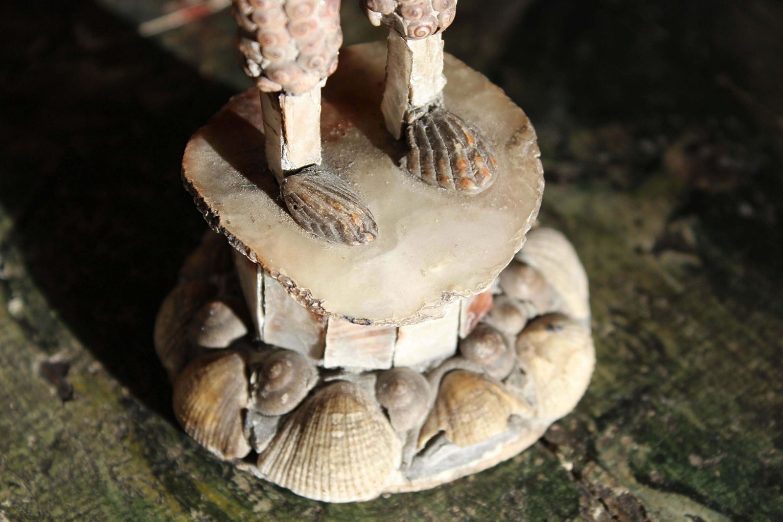 Early 19th C George III Folk Art Shell Work China Man Sailor Maritime Naval photo 2895.0