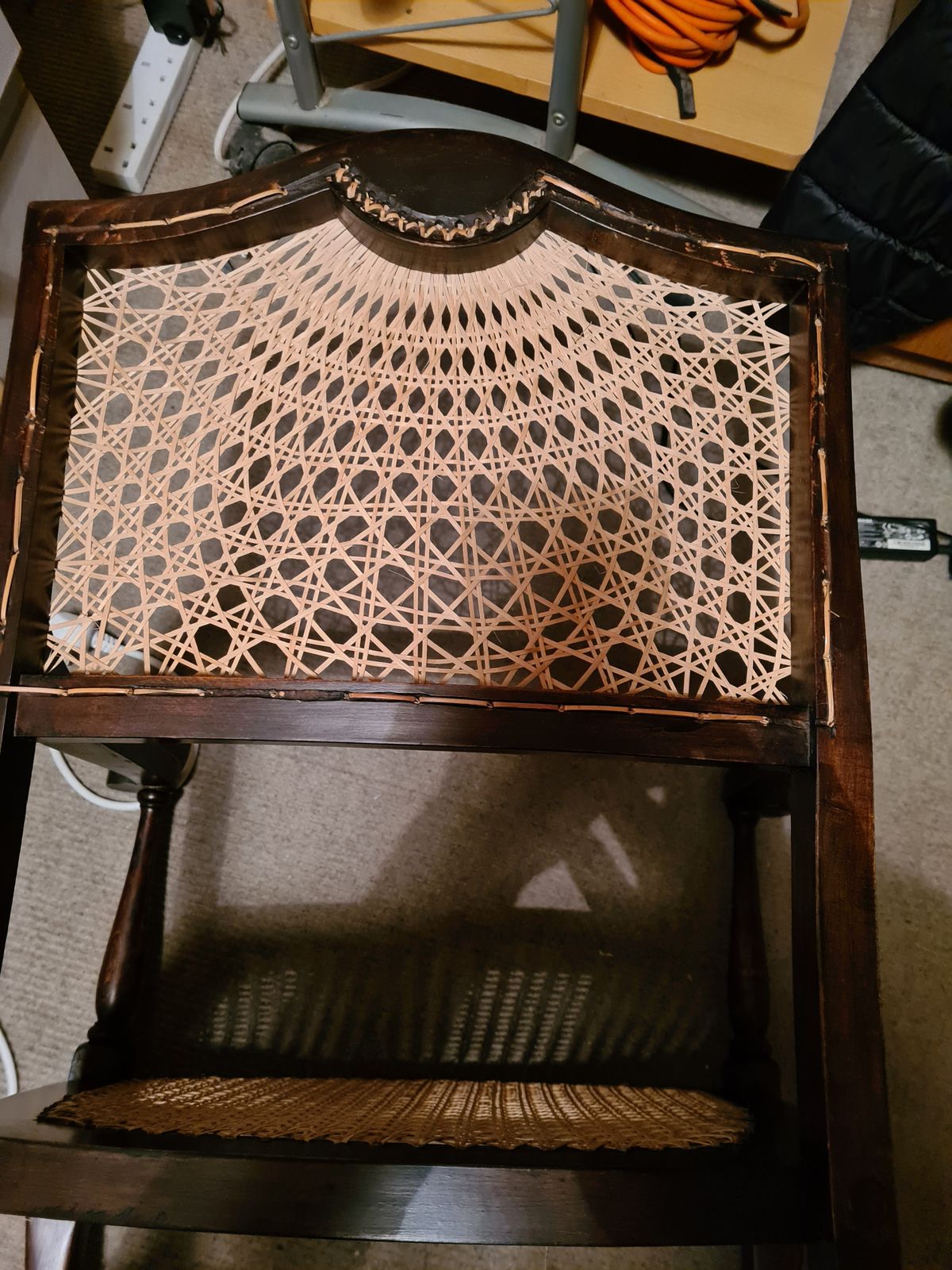 110.0 Vintage  French Bergere Chair photo