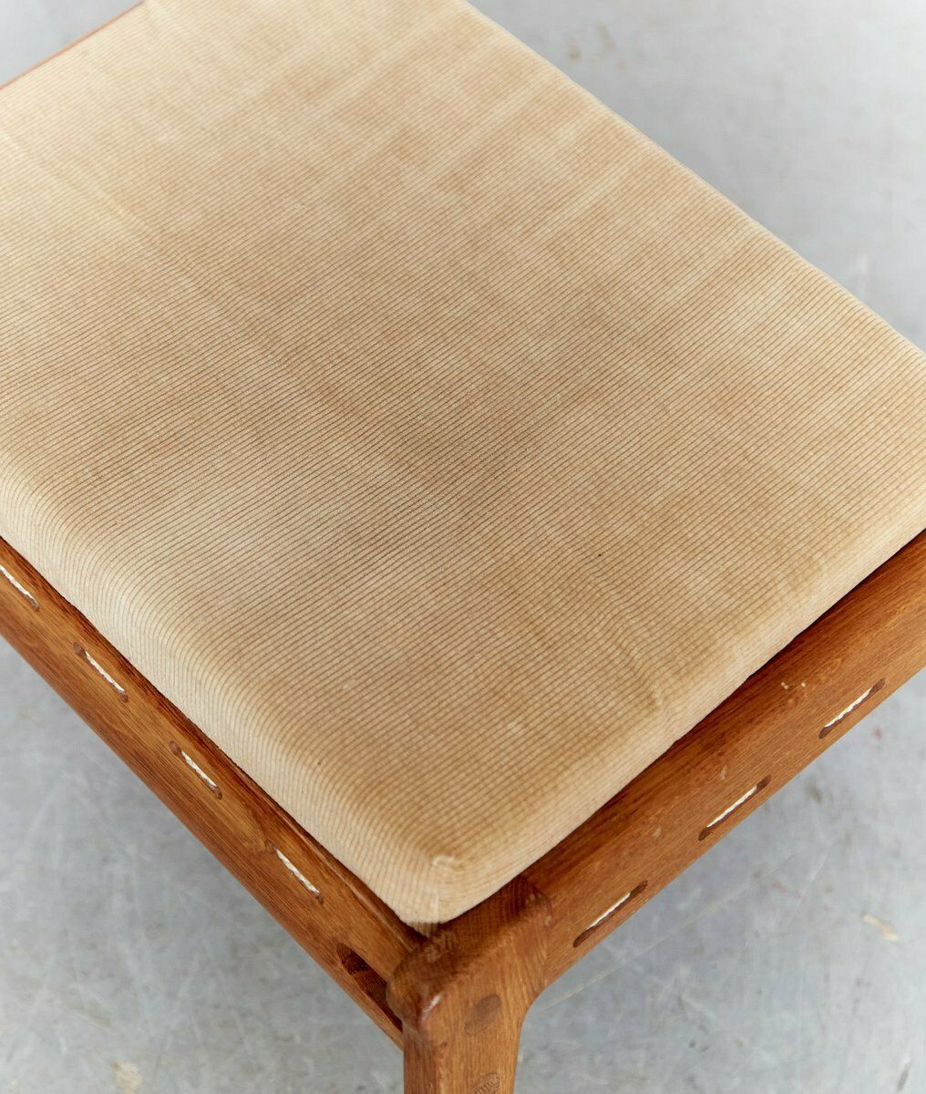 Oak Stool By Heinz Heger For Pgh Erzgebirge Arts And Crafts Annaberg Buchholz photo 570.0