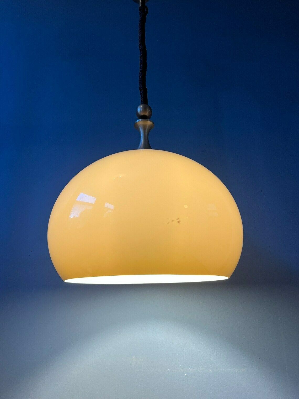Mid Century Plexiglas Dijkstra Space Age Mushroom Hanglamp