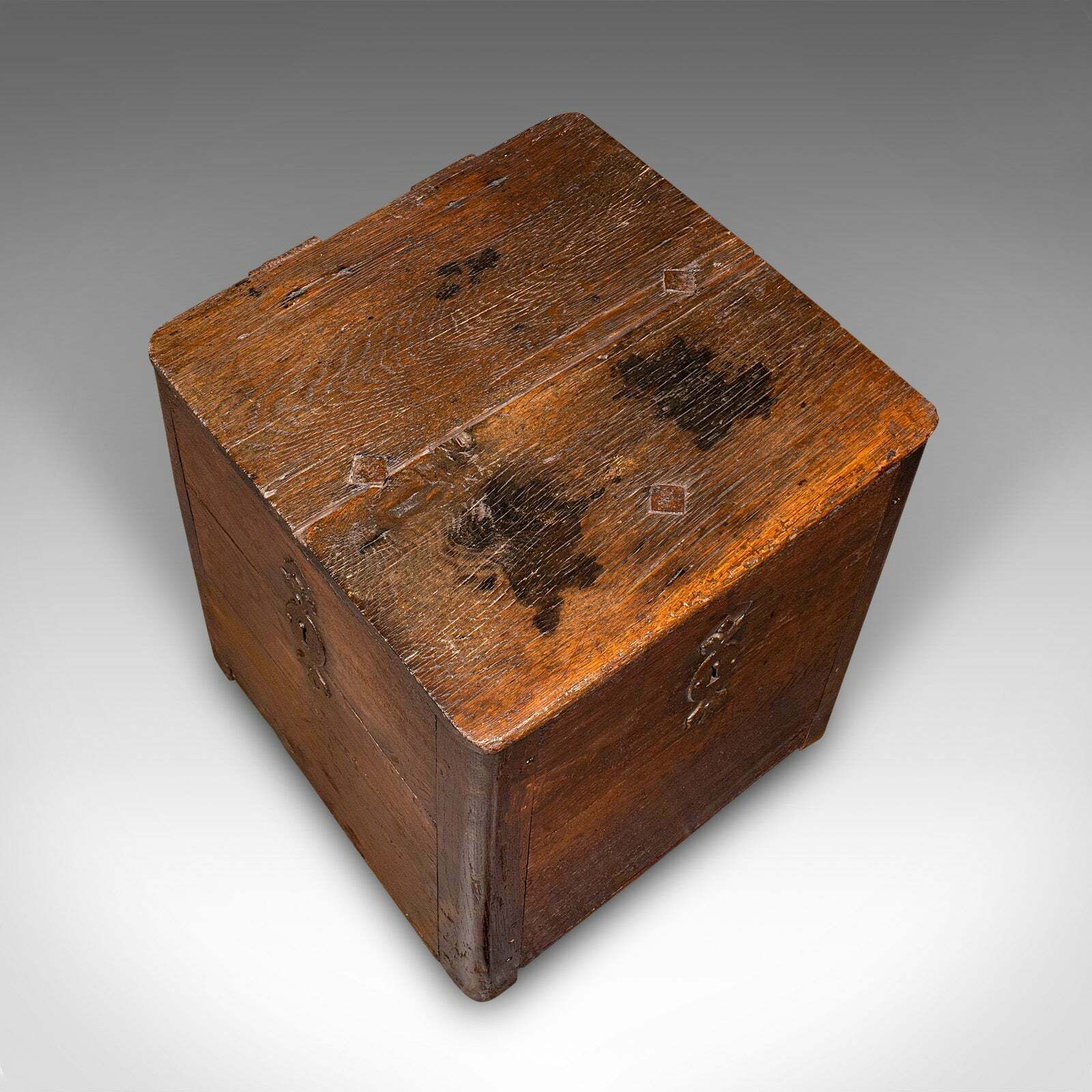 Antique Mail Carriage Strong Box, English, Oak, Security Chest, Early Georgian photo buy