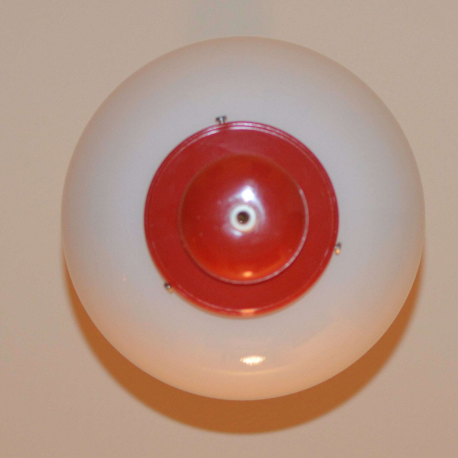 Vintage Lamp Space Age Midcentury Pop Opaline Glass photo vinterior