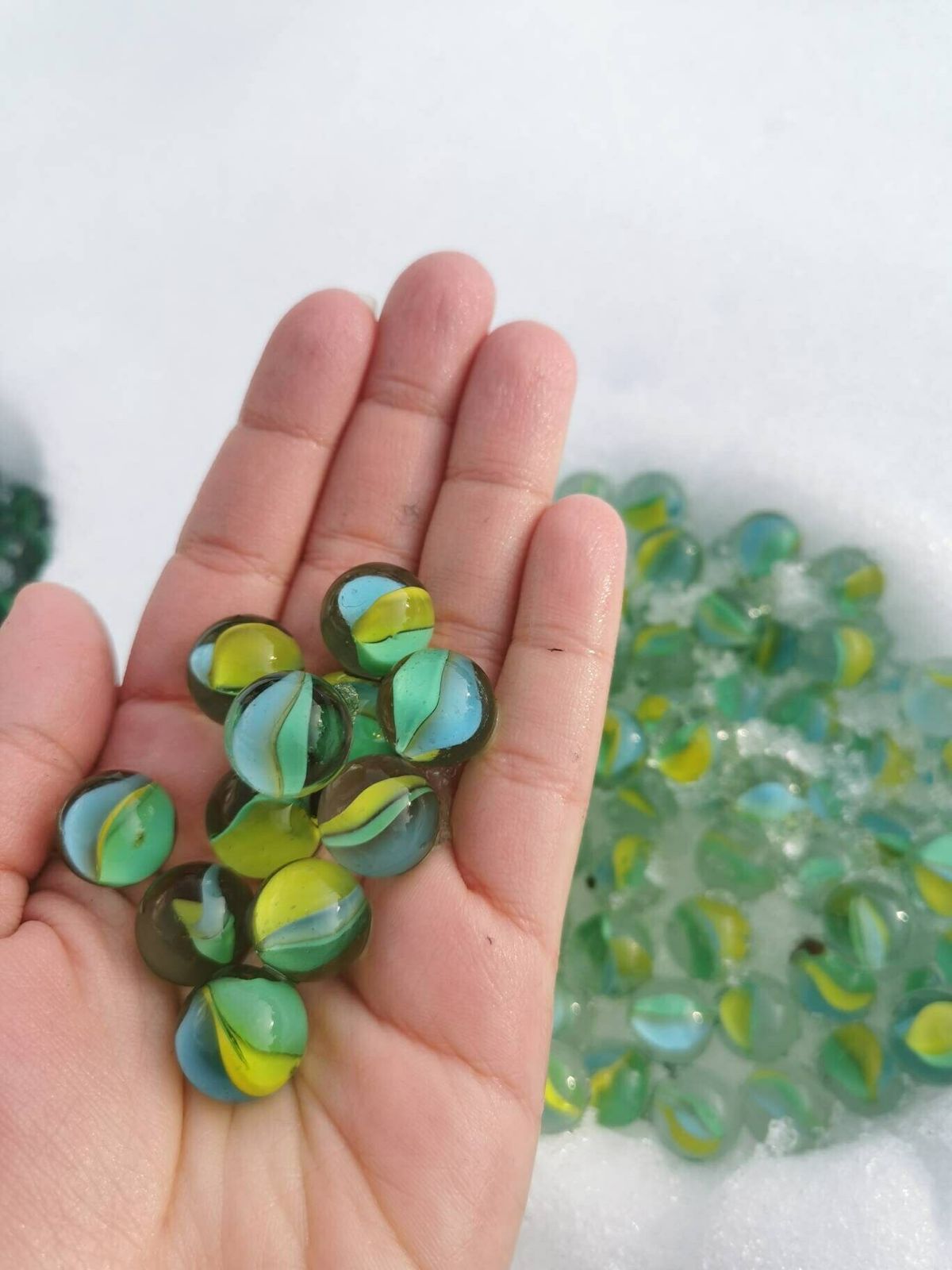 Very Rare Vintage Glass Marbles Lot Of 10/25/50/100/ Bundle Of Small Red   Blue  Yellowswirl Marble / Cats Eye Collectibles Game Toys Balls photo 118.0