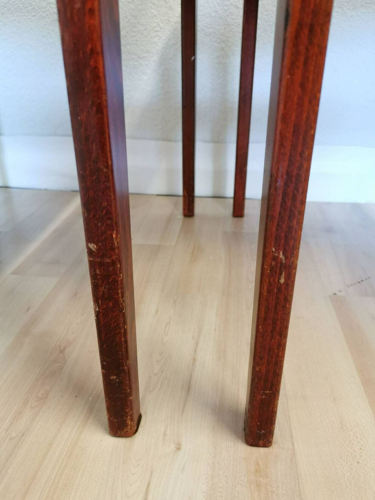 photo furniture Set Of 4 Vintage Wooden Dining Chairs / Designed By Branko Ursic For Stol Kamnik / 1970s, Yugoslavia / Model 2087 Minimalistic Scandinavian