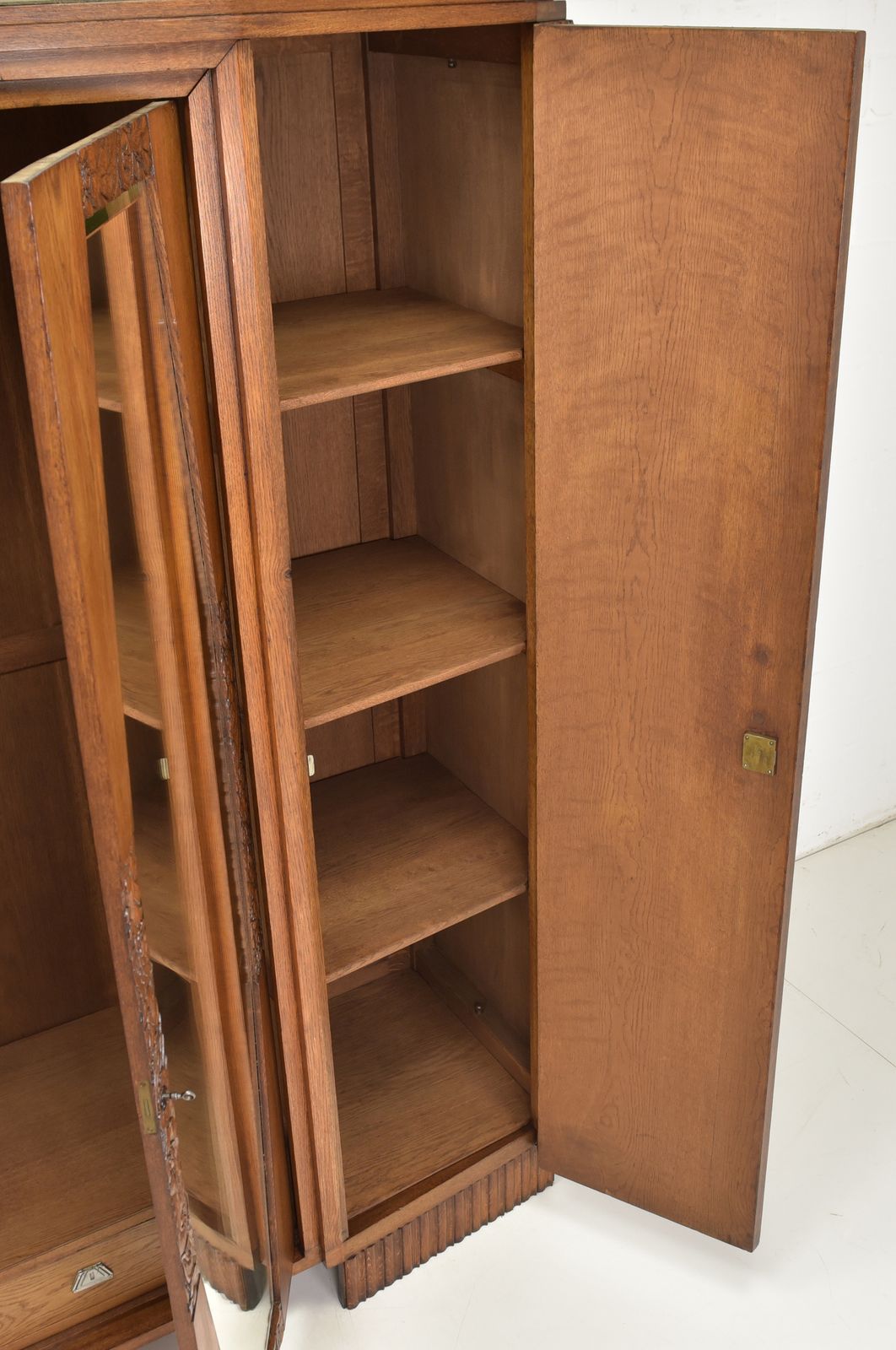 Antik! Wardrobe Restored Art Déco C. 1930 Oak Bedroom photo buy