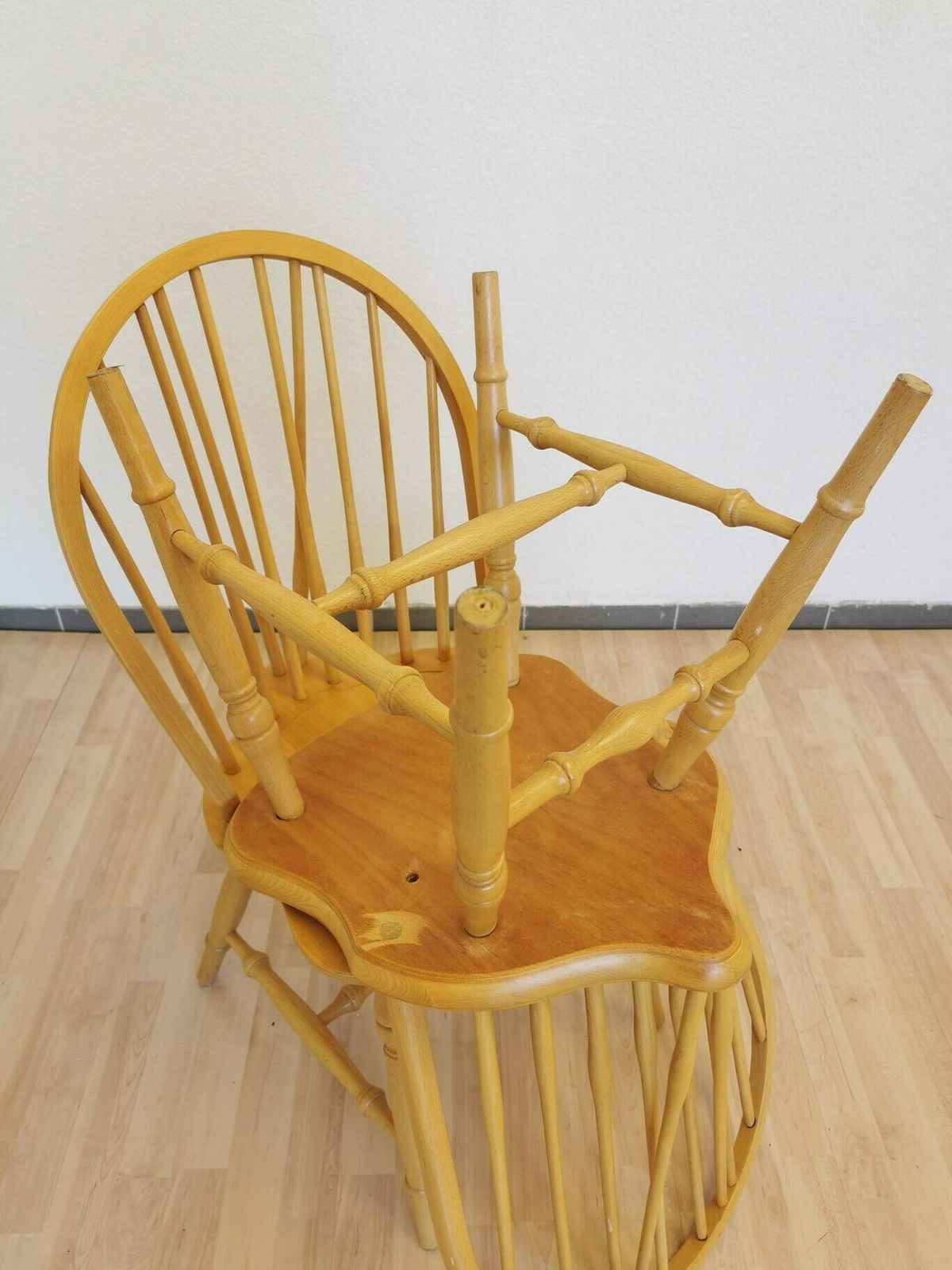 Set Of 2 Vintage Windsor Style Dining Chair photo buy