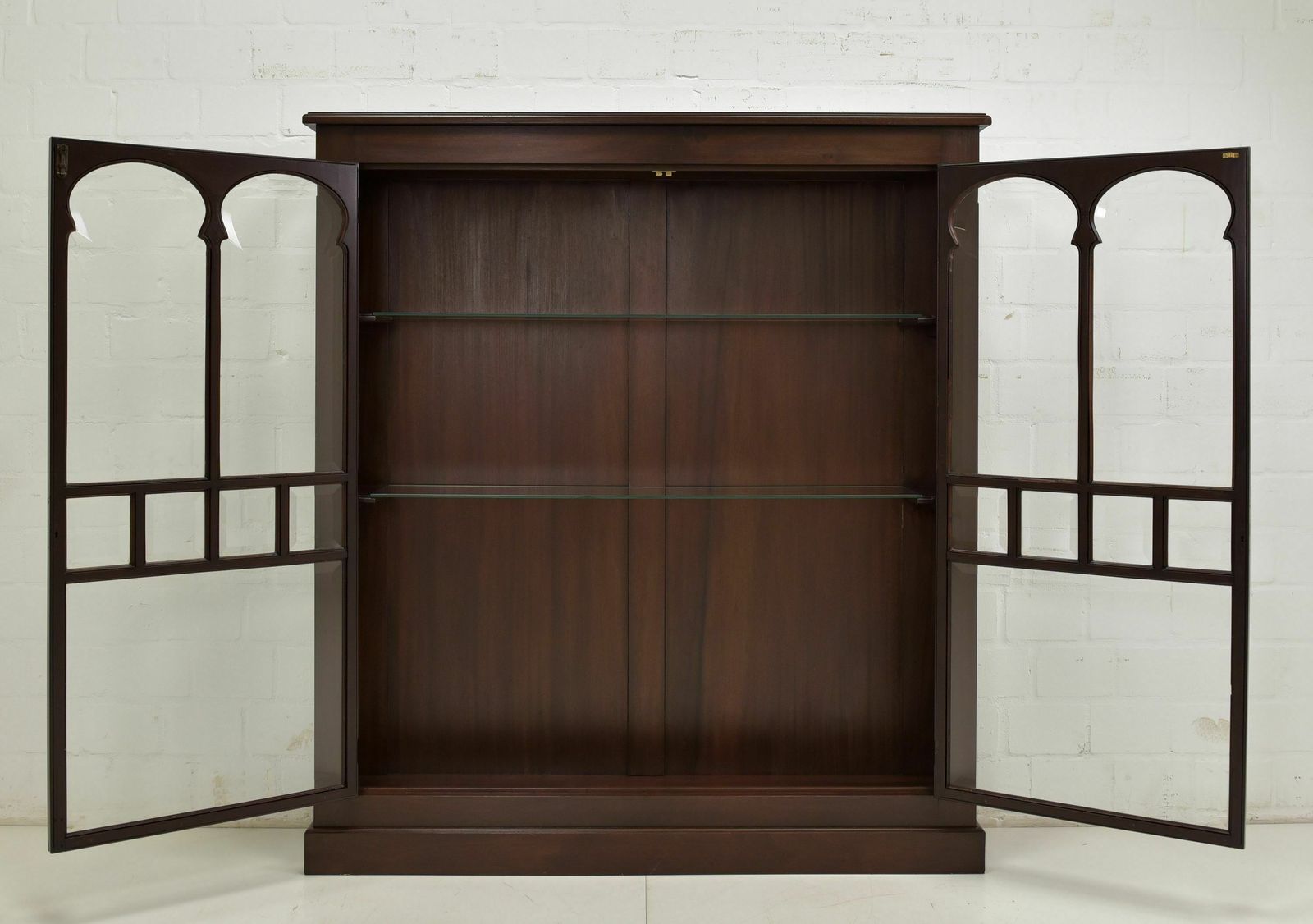 Display Cabinet Art Nouveau Mahogany Reproduction Style Furniture Display Cabinet Bar Cabinet photo for sale