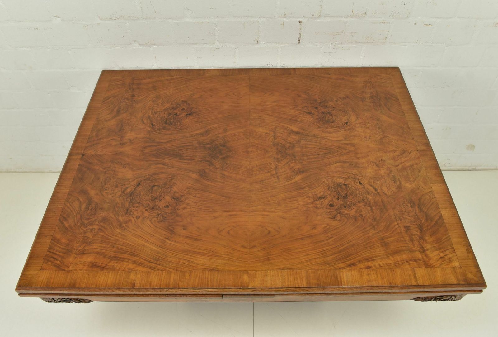Antique! Extendable Dining Table, Restored Solid Oak From The Wilhelminian Era Around 1900 photo furniture