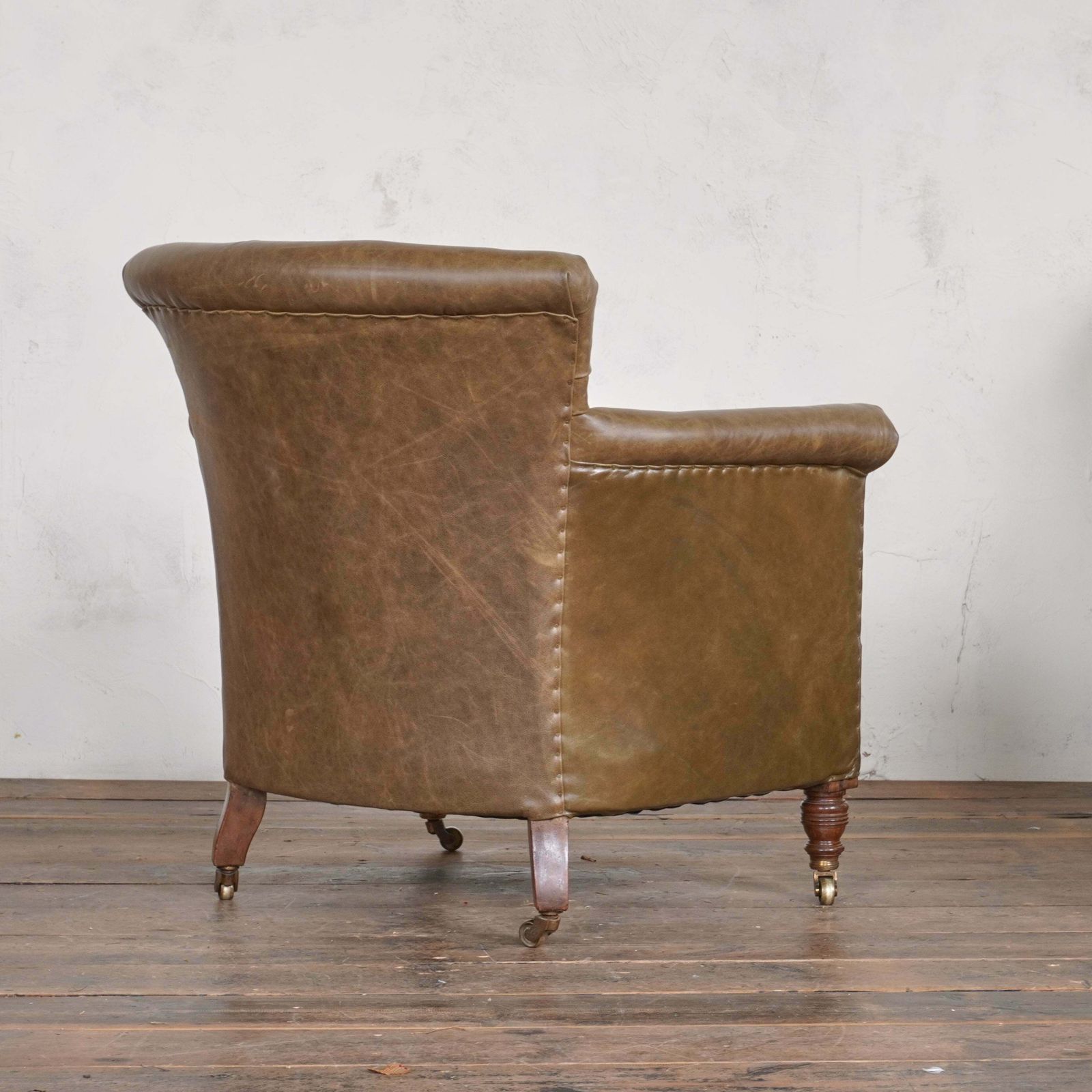 Howard And Sons Woodstock Armchair   Green Leather photo Furniture