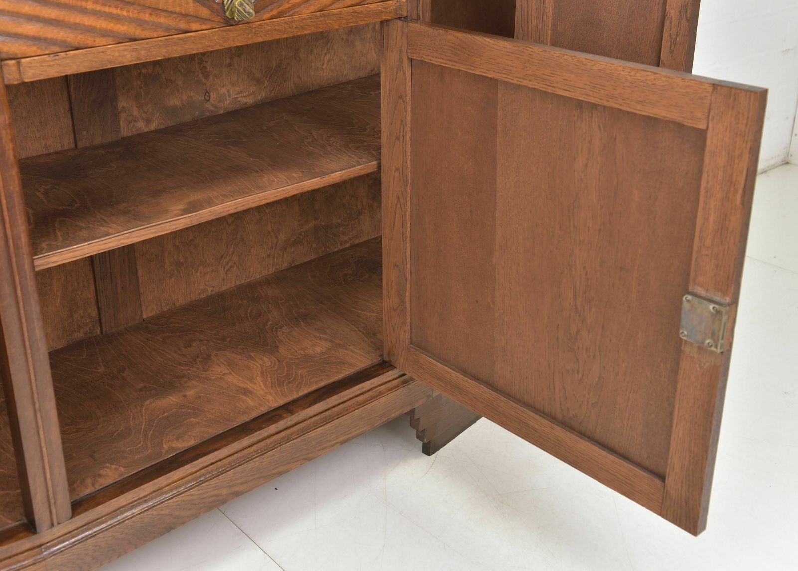 Antique! Sideboard Restored Art Deco Around 1925 Oak Chest Of Drawers Sideboard photo 1342.0