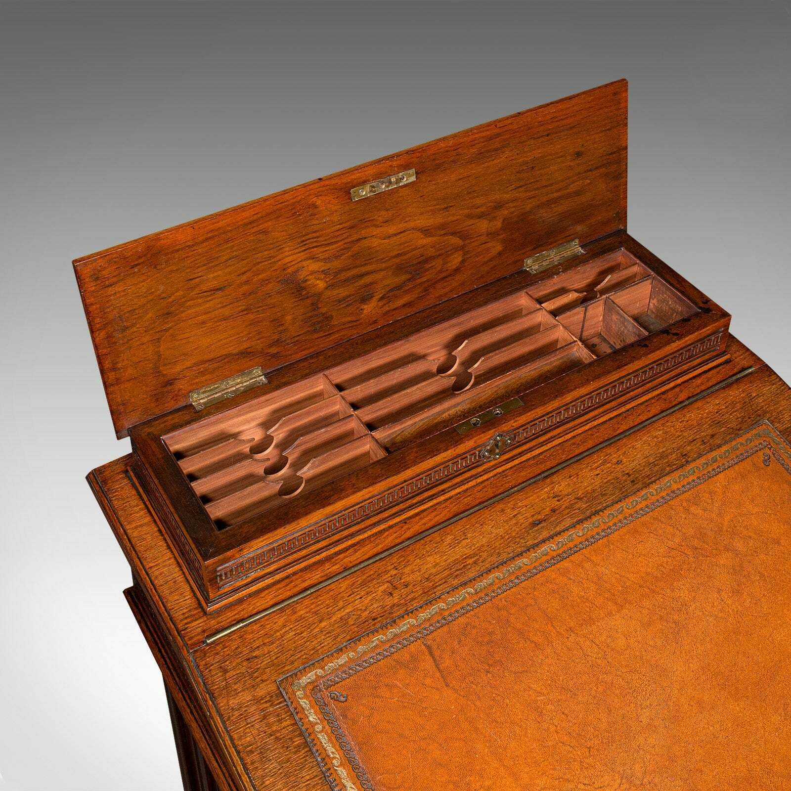 photo furniture Antique Gentleman's Davenport, English, Walnut, Writing Desk Victorian, C.1880