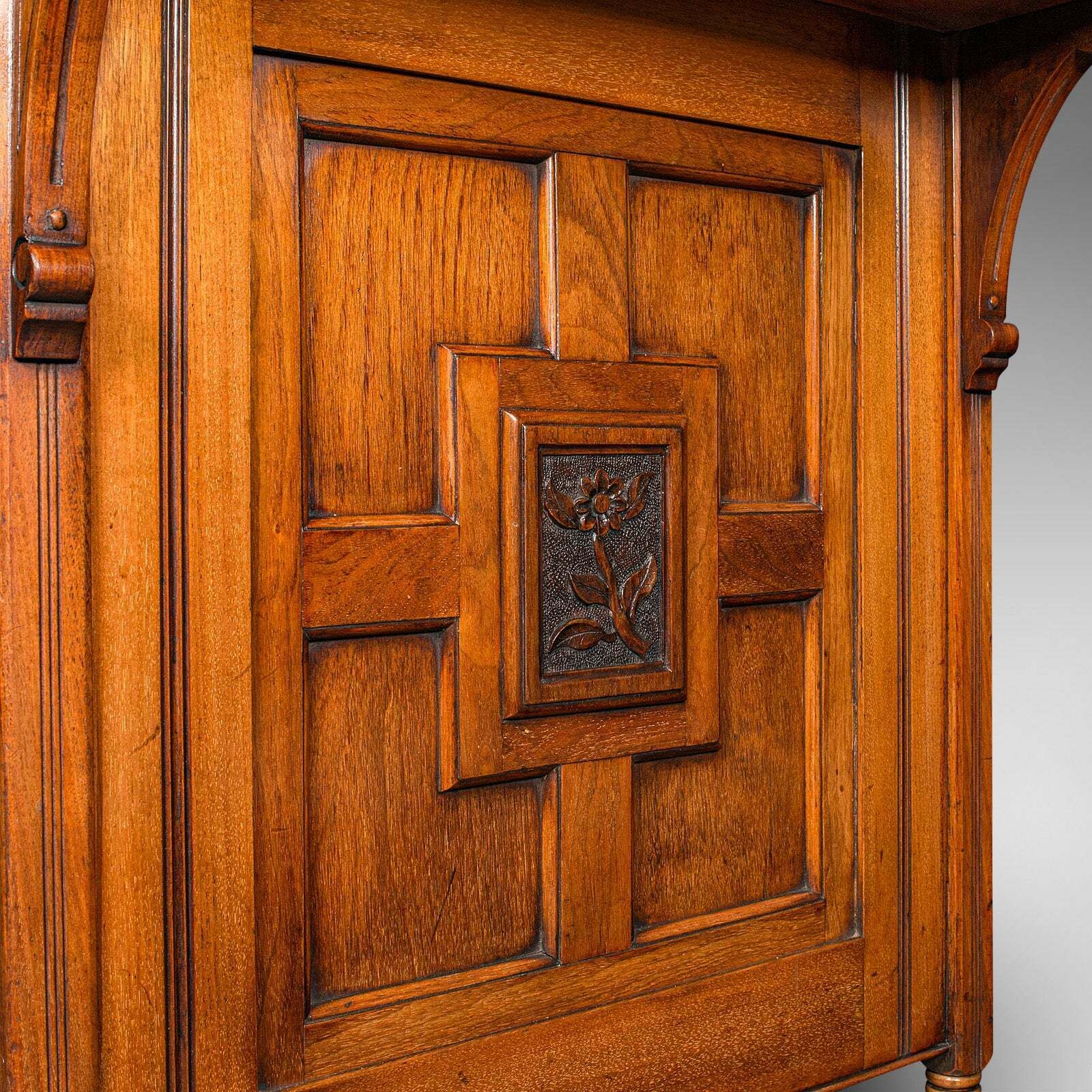 Furniture Antique Gentleman's Davenport, English, Walnut, Writing Desk Victorian, C.1880 photo