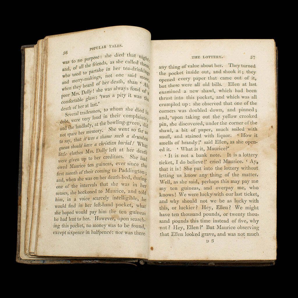 Set Of Antique Fiction Books, Popular Tales, Maria Edgeworth, English, Georgian photo buy