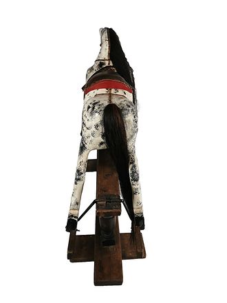 A Victorian Pillar Stand Rocking Horse photo vinterior