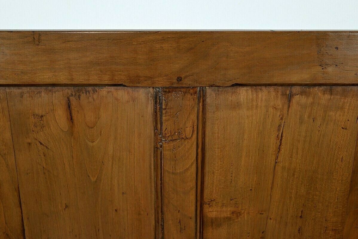 Rare Cantou Fireplace Bench In Cherry And Chestnut – 2nd Half Of The 19th Century photo vintage