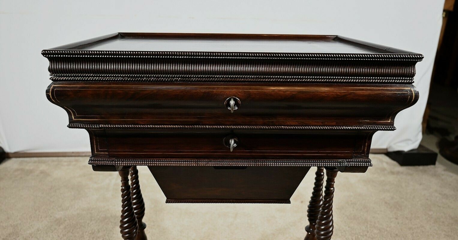 photo for sale Small Table Hairdresser, Time Restoration – Early 19th Century