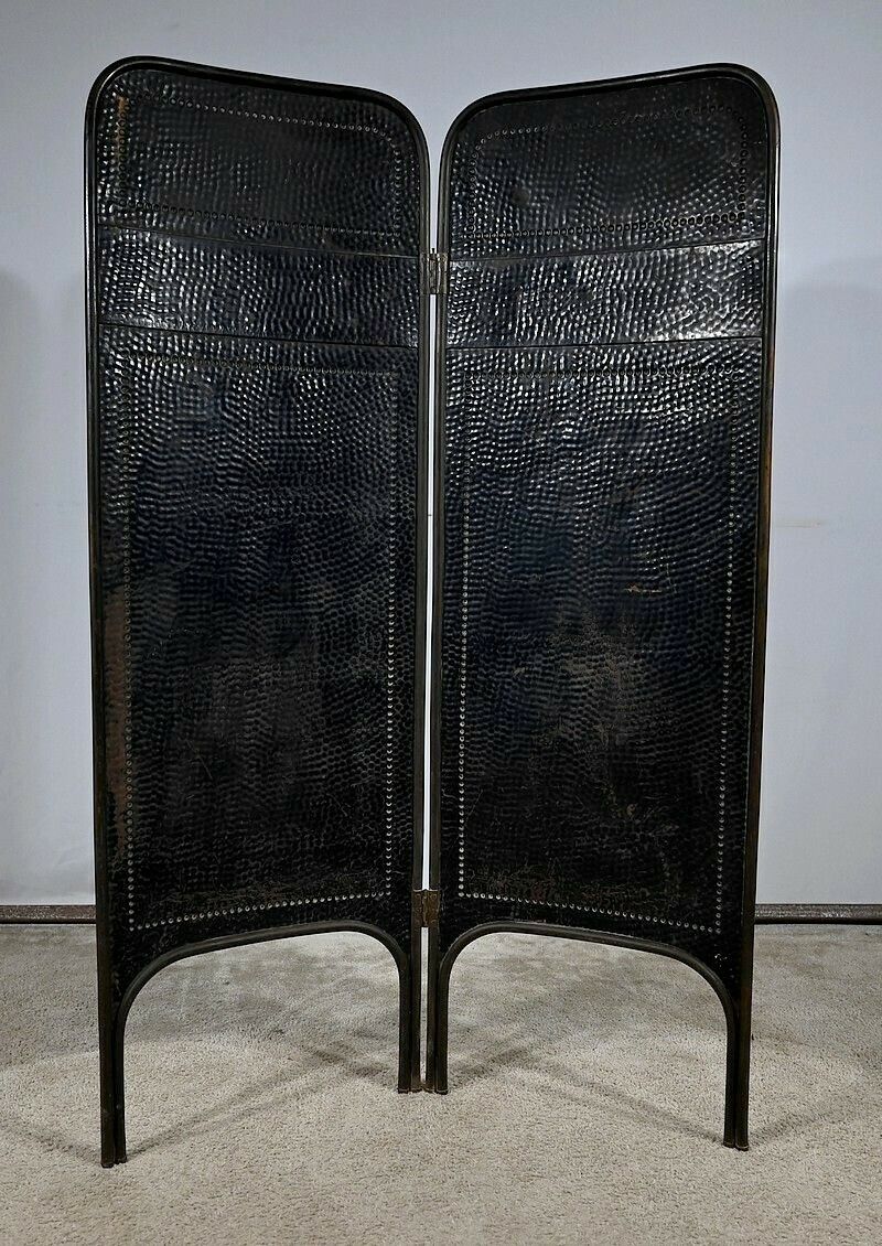 photo buy Screen In Aged Brass, Art Nouveau – 1900