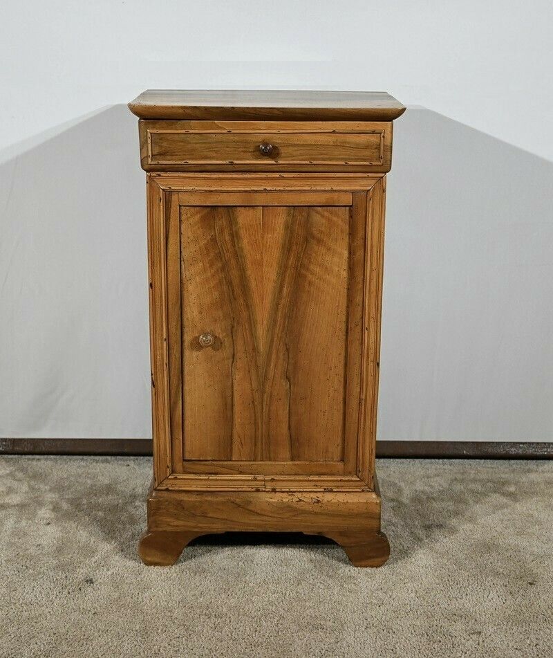 Solid Walnut Bedside Table – Late 19th Century photo furniture