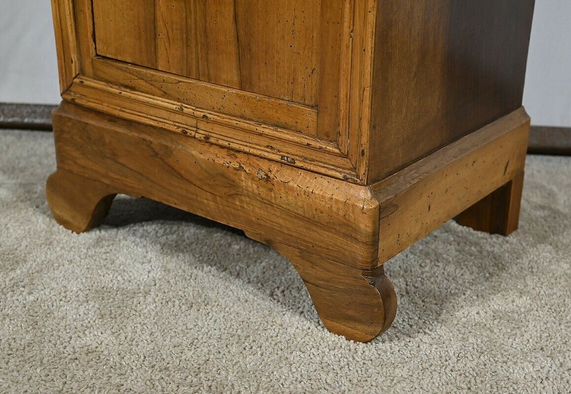 Furniture Solid Walnut Bedside Table – Late 19th Century photo
