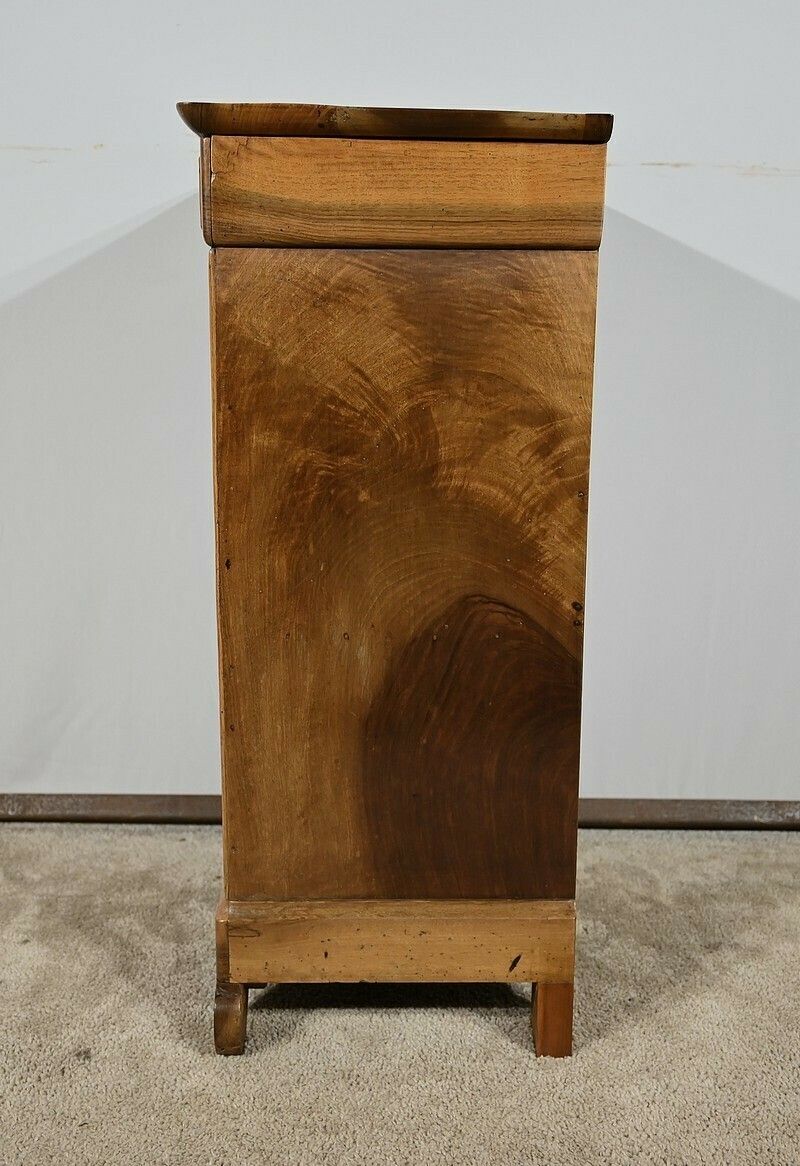 photo vinterior Solid Walnut Bedside Table – Late 19th Century