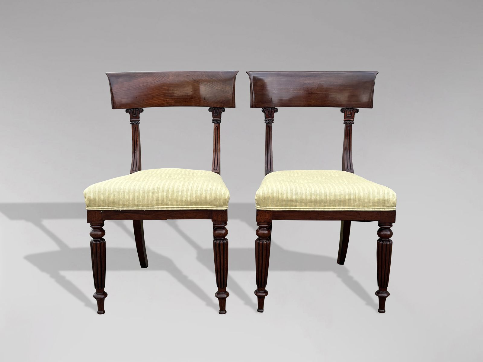 19th Century William IV Period Mahogany Side Chairs