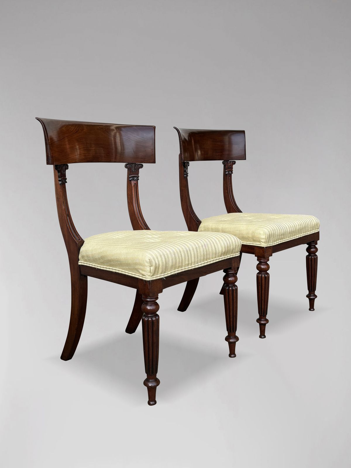 19th Century William IV Period Mahogany Side Chairs photo 1680.0