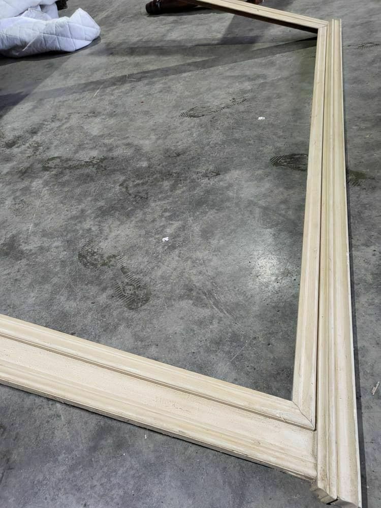 photo furniture 20thc Very Large 10' 5" H French Painted Room Panel Door Frame Fire Surround