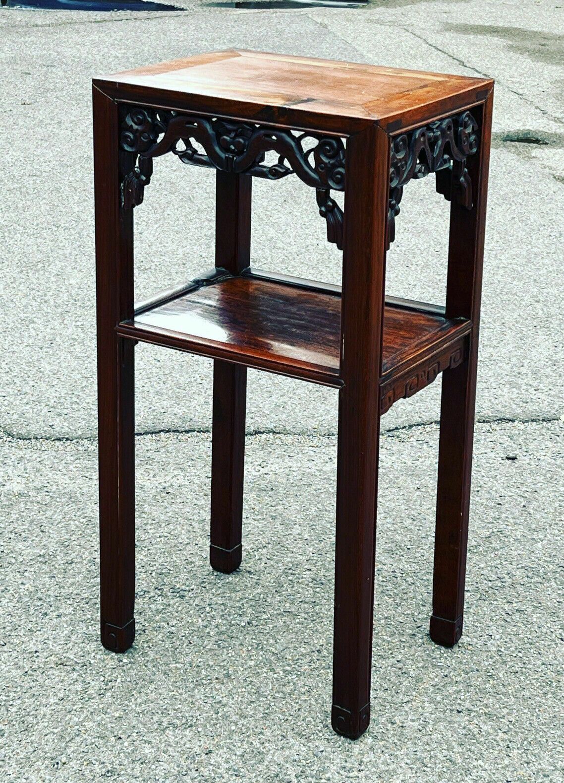 Chinese Antique Jardiniere Hardwood Stand , Very Good Quality. photo for sale
