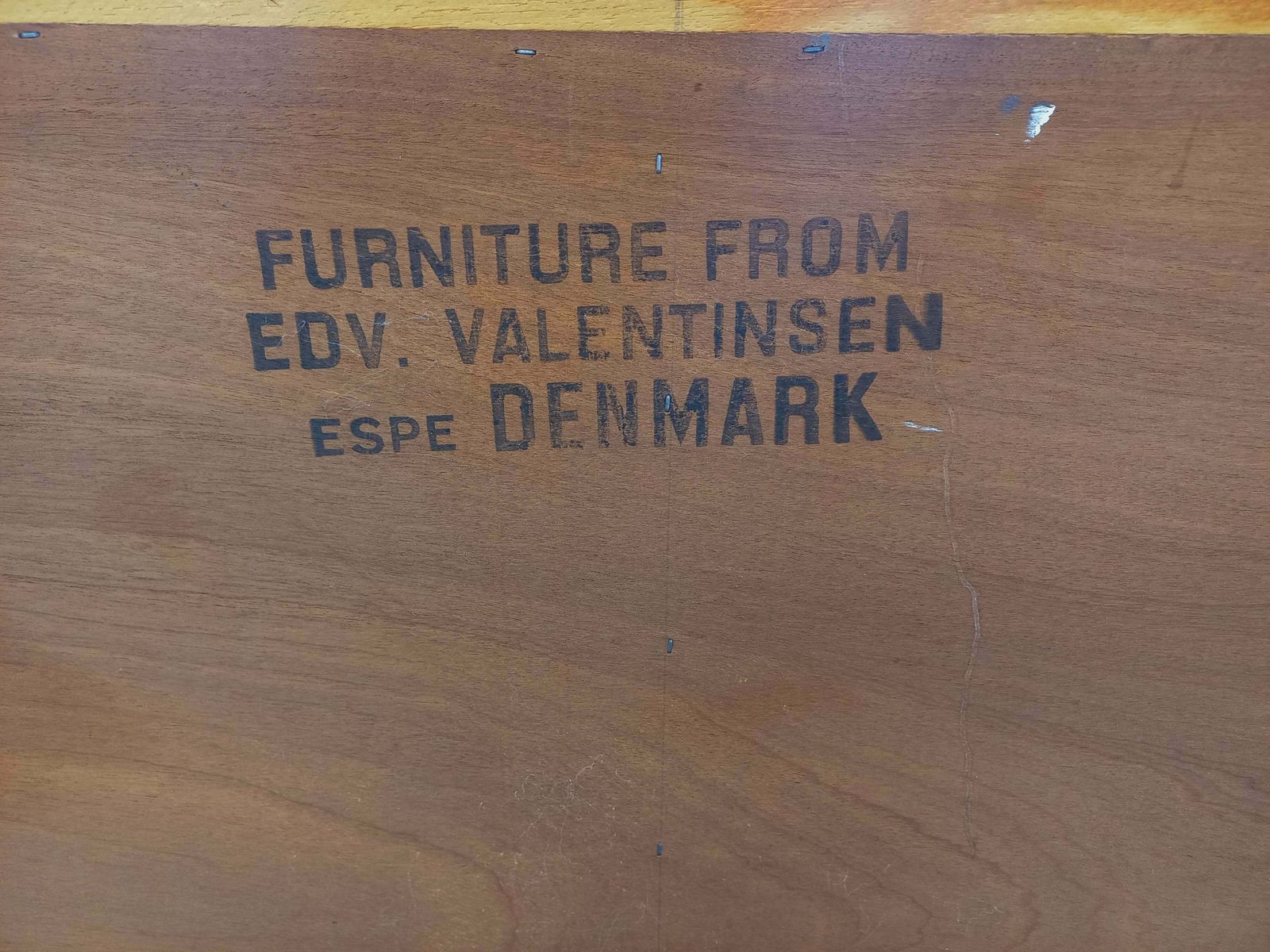 Furniture Edvard Valentinsen Sideboard For Samcom In Teak photo