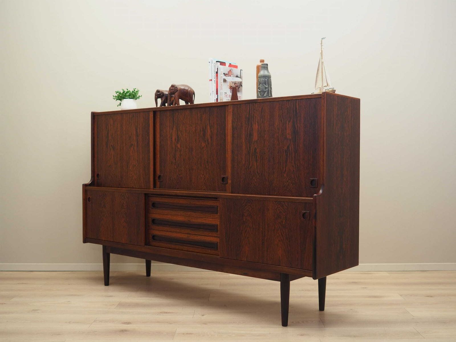 Vintage Highboard, Danish Design, 1960s, Designer: Johannes Andersen, Manufacture: Skaaning Furniture photo Furniture