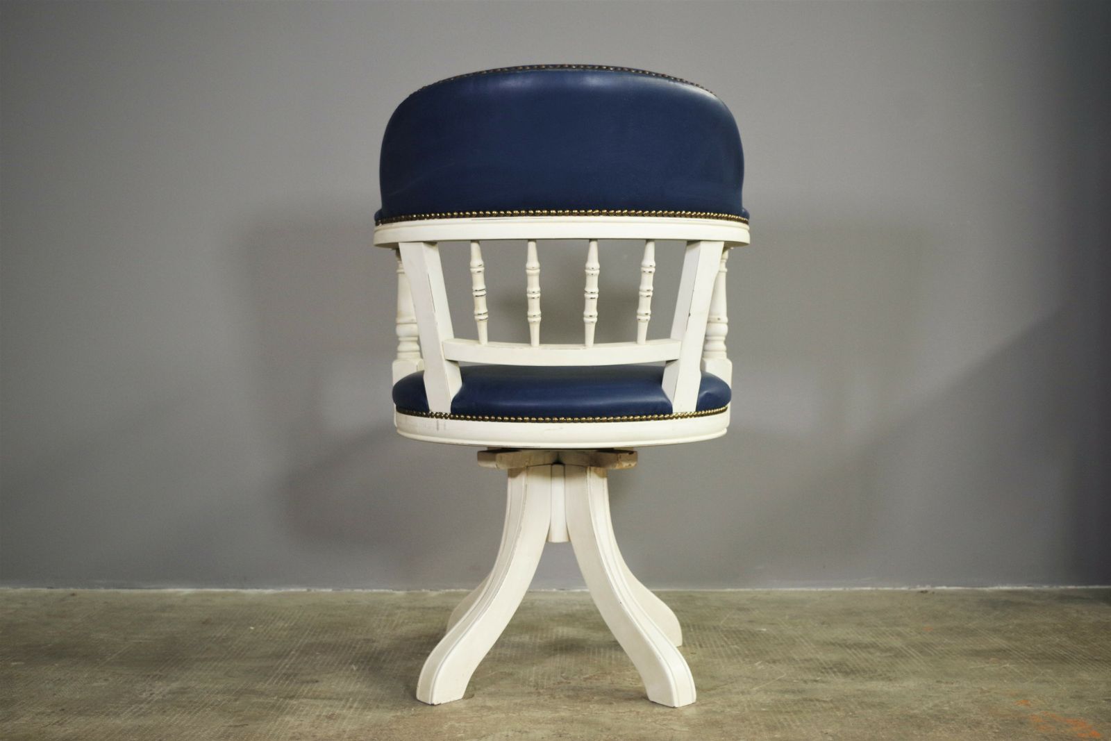 Swivel Armchair In The 80s Marine Style photo for sale